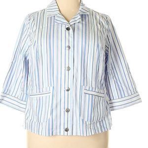 🌟Closet Closing🌟 💜💙Striped Jacket